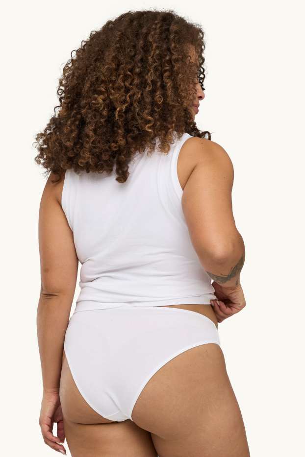 Dames - Set van 3 - slip - wit
