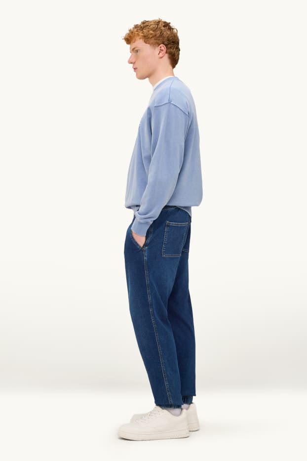 Home - Tapered jeans - LYCRA ® - texà blau fosc