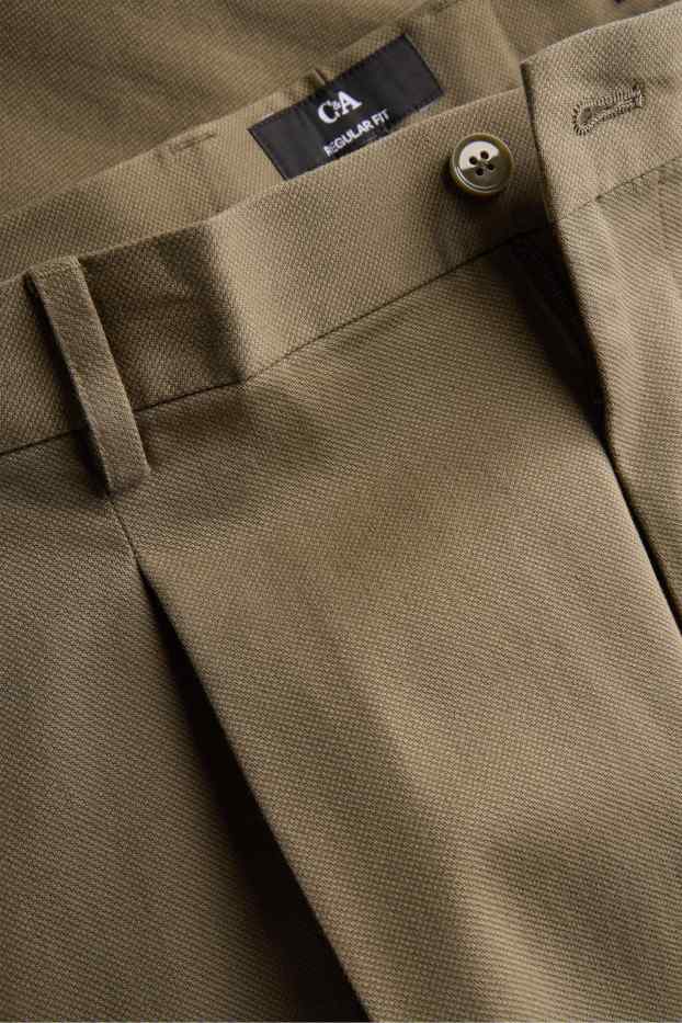 Herren - Baukasten-Hose - Regular Fit - Stretch - khaki