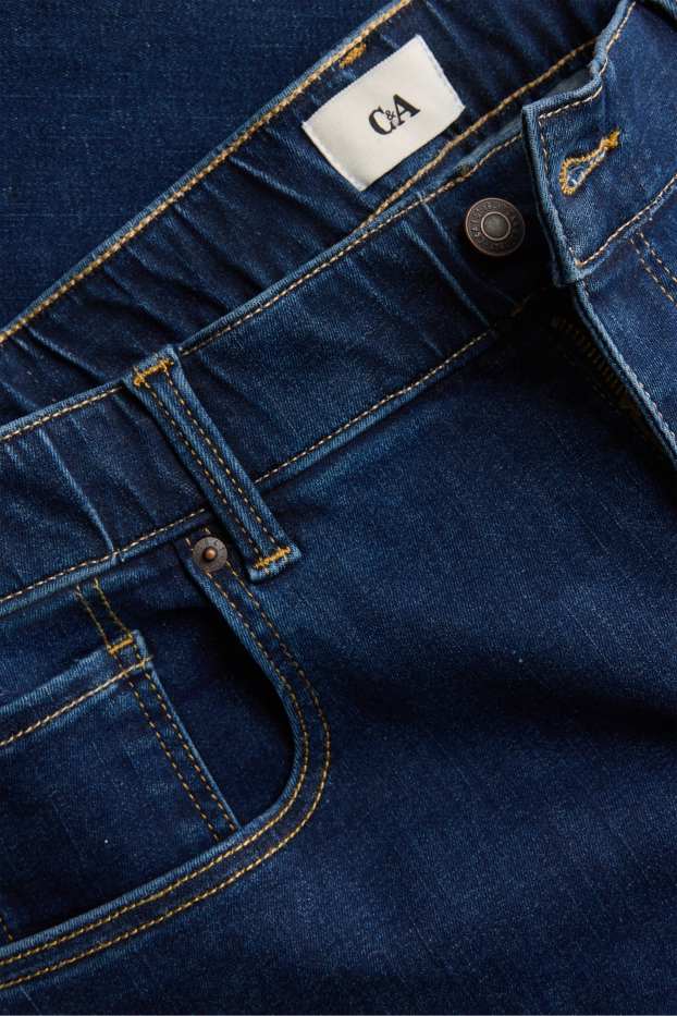 Donna - Straight jeans - vita alta - jeans blu scuro