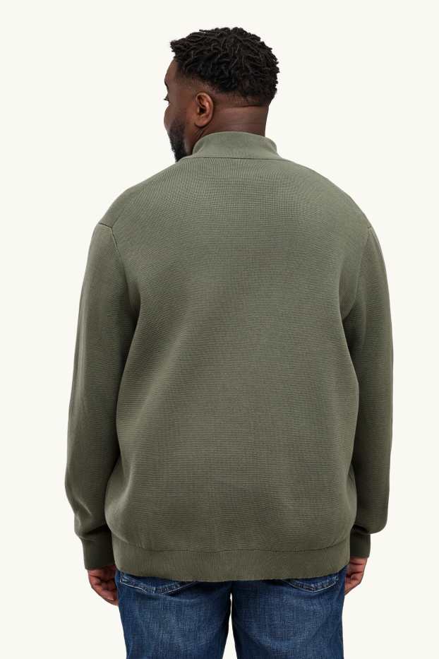 Hommes - Pull - kaki