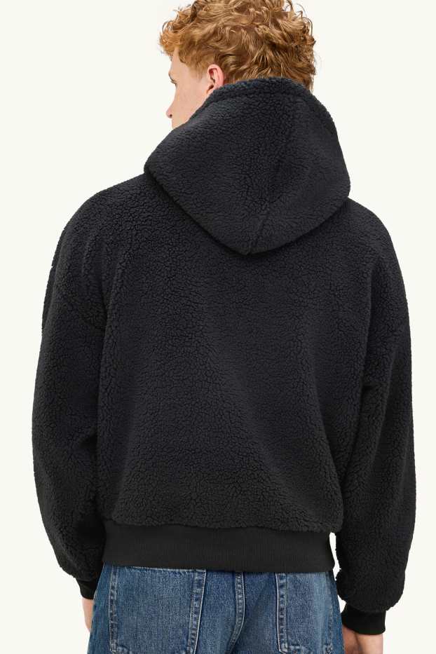 Heren - Oversized hoodie van teddybont - zwart