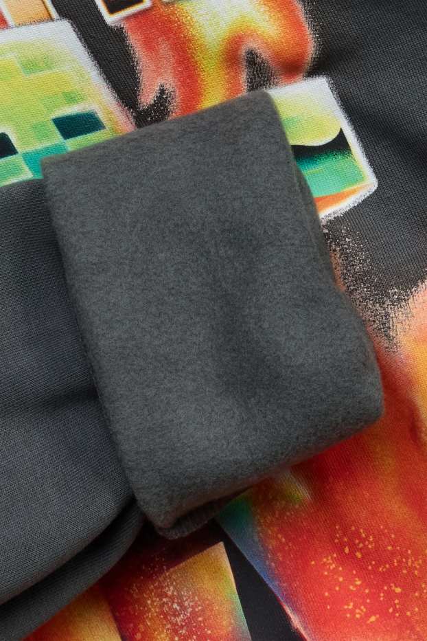 Enfants garçons - Sweat à capuche - gris foncé