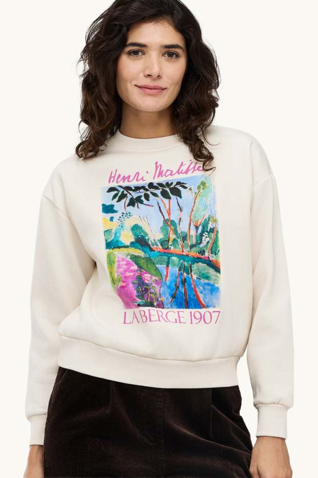 Femmes - Sweat - Henri Matisse - blanc crème
