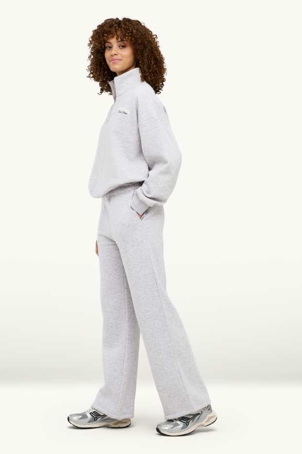 Femmes - Pantalon de jogging - gris chiné