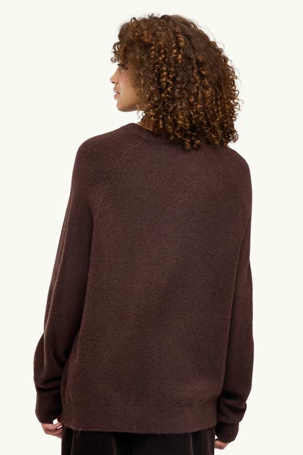 Donna - Maglione - marrone scuro