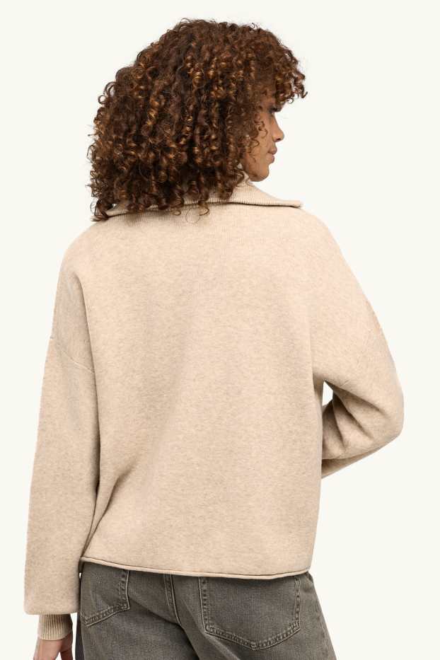 Dames - Trui - beige