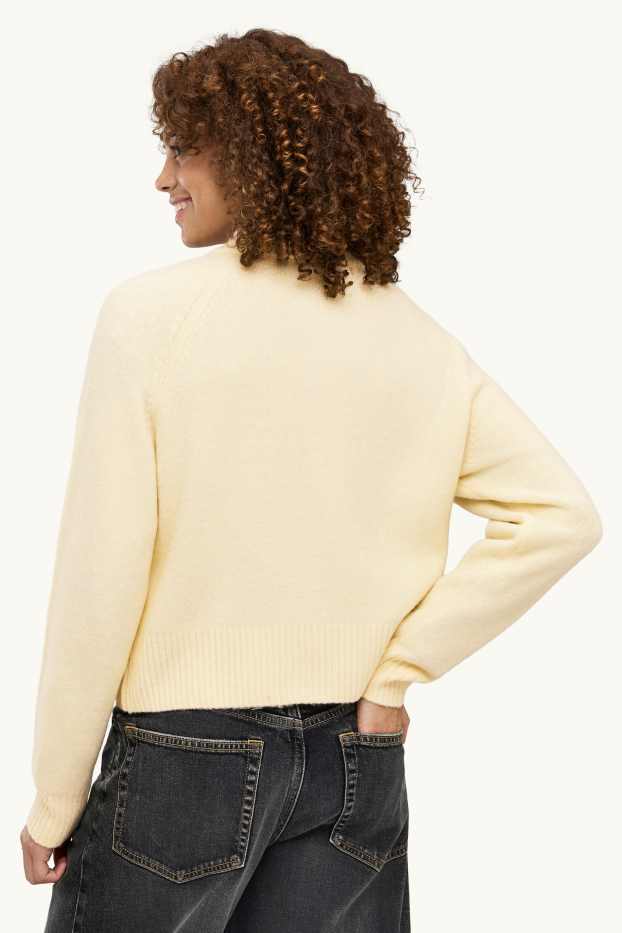 Women - Cardigan - light yellow