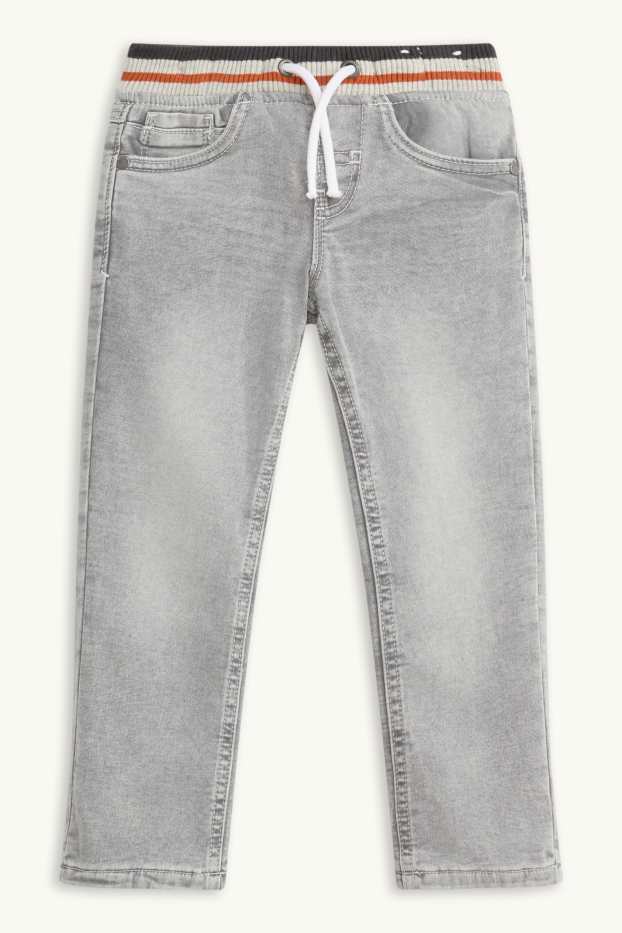 Bambini - Straight jeans - jeans termici - LYCRA® - jeans grigio chiaro