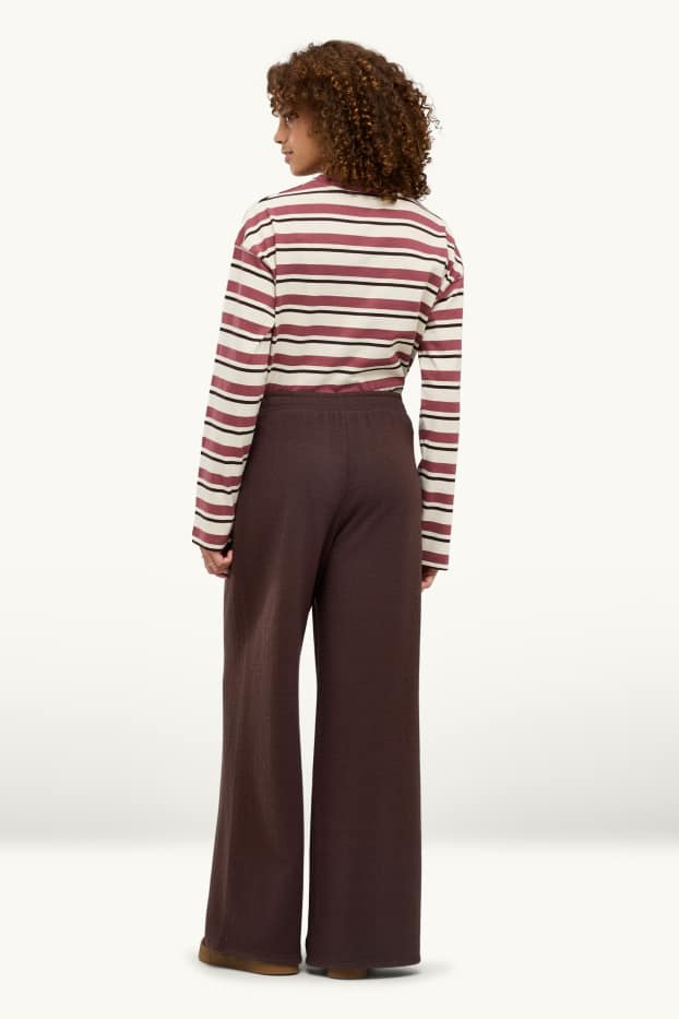 Femmes - Pantalon de jogging - marron foncé