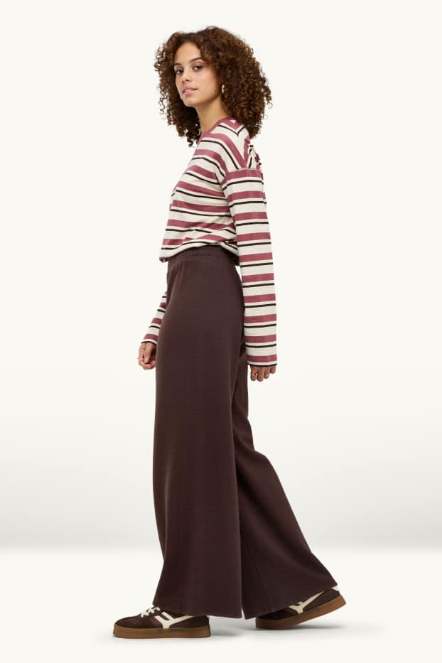 Femmes - Pantalon de jogging - marron foncé