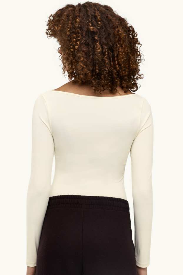 Damen - Body - cremeweiß