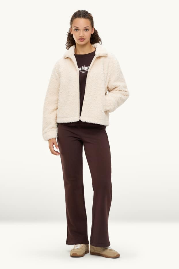Donna - Pantaloni sportivi - marrone scuro