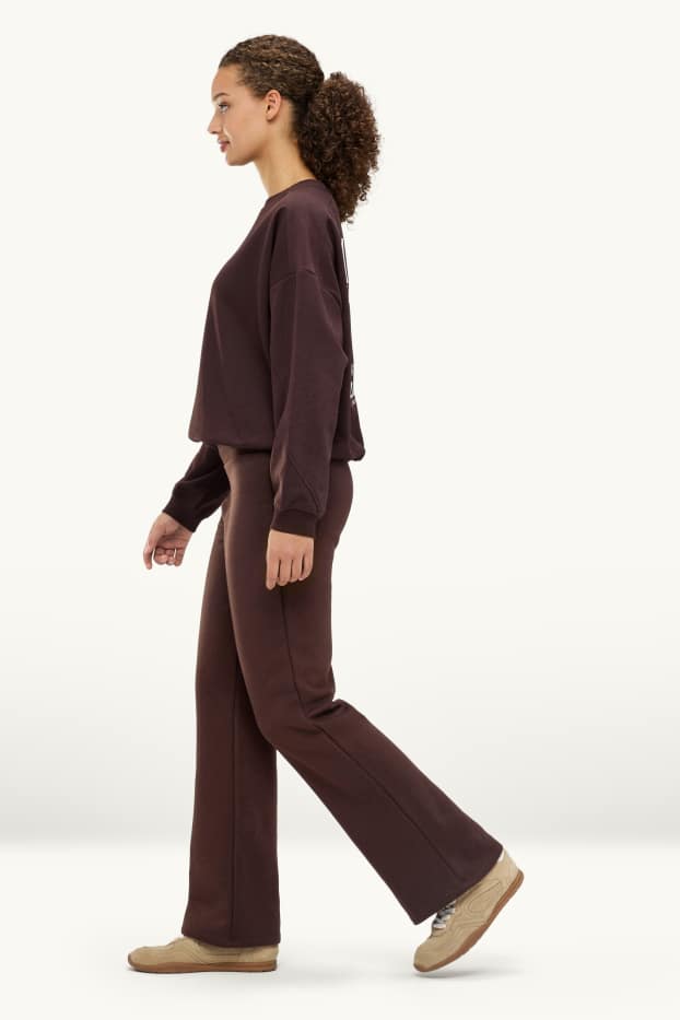 Donna - Pantaloni sportivi - marrone scuro