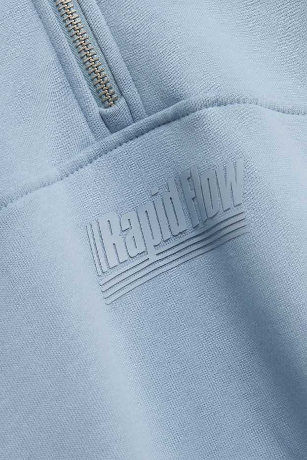 Uomo - Felpa oversize - azzurro