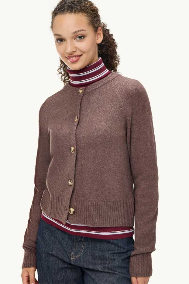 Women - Cardigan - brown