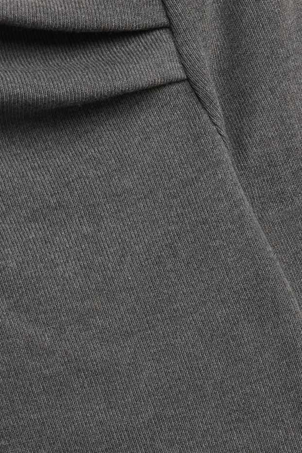 Women - Long sleeve top - regular fit - dark gray