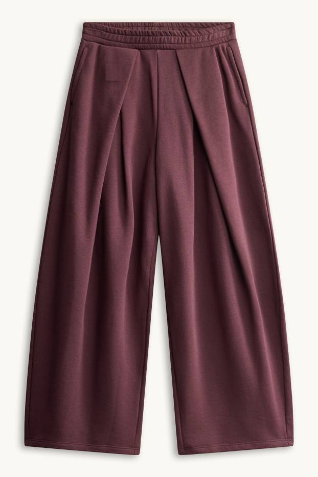 Copii - Fete - Pantaloni de trening - bordo