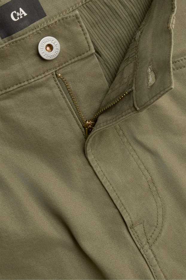 Men - Thermal trousers - regular fit - green
