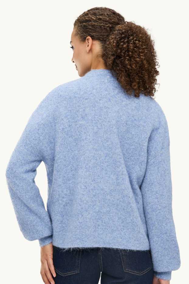 Damen - Pullover - hellblau