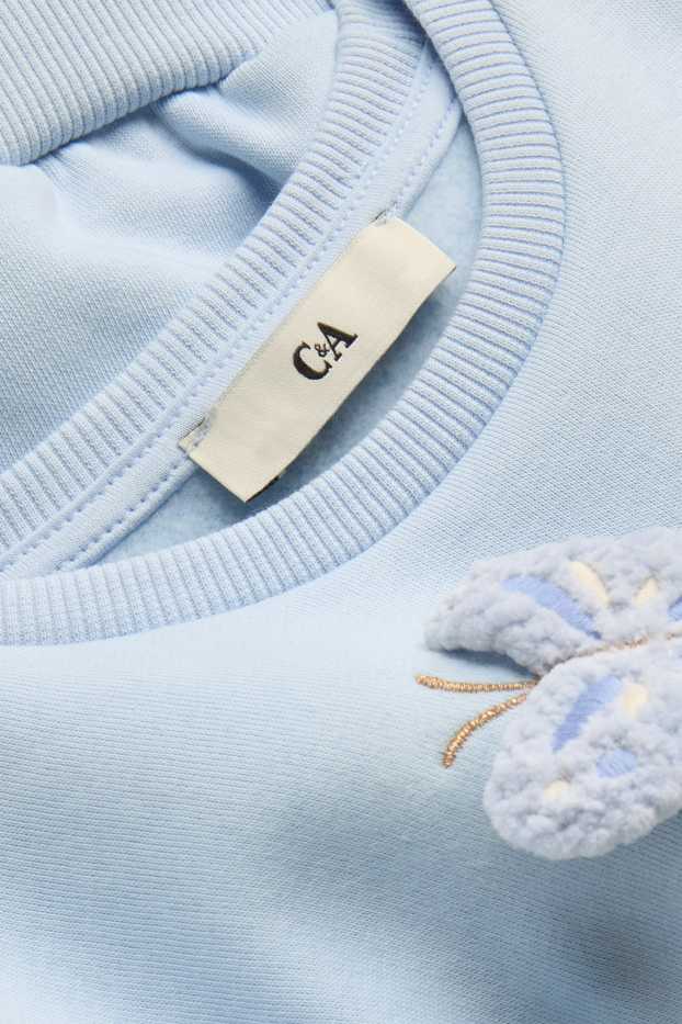 Enfants filles - Sweat - bleu clair