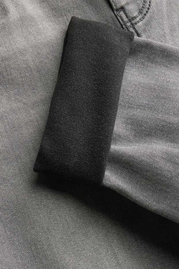 Bambine - Skinny jeans - jeans termici - jeans grigio