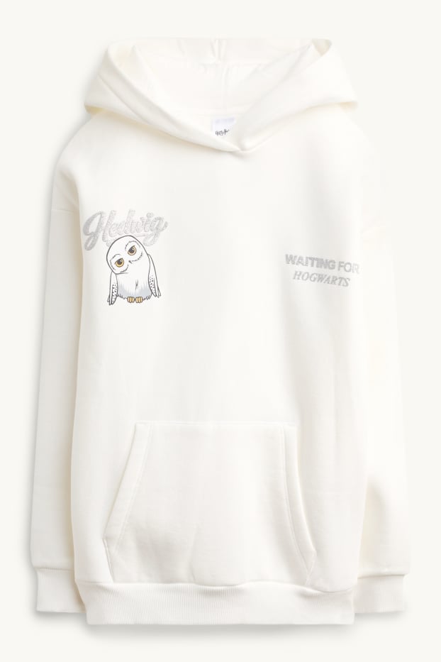 Children Girls - Harry Potter - hoodie - shiny - white
