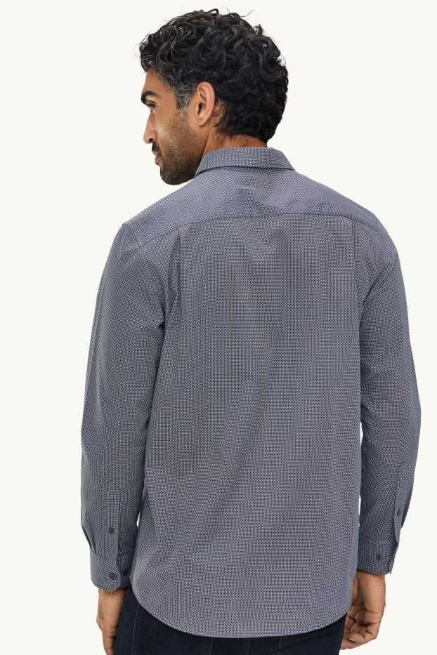 Herren - Set - Pullover und Hemd - 2 teilig - dunkelblau