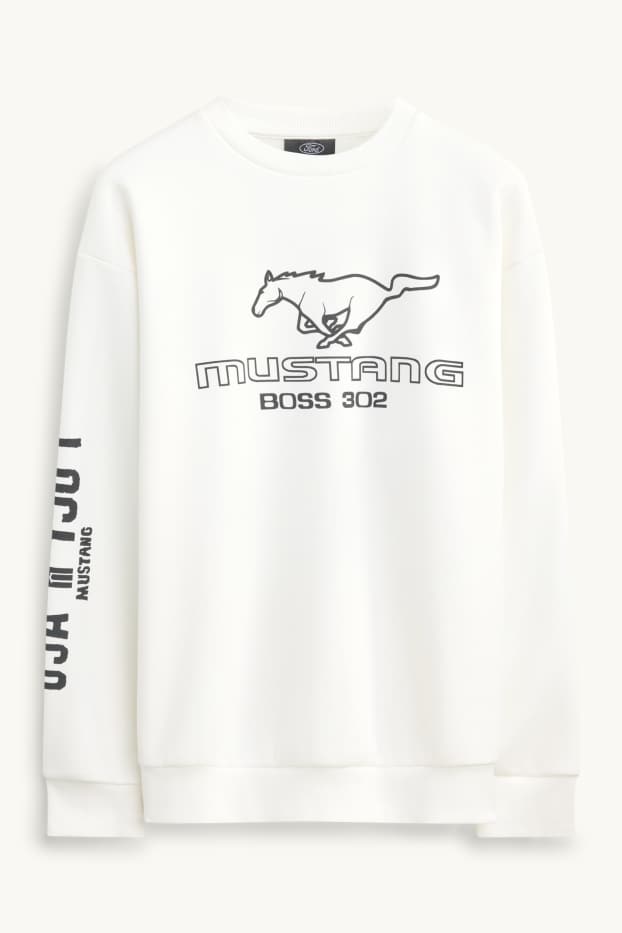 Heren - Sweatshirt - wit