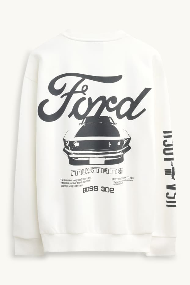 Heren - Sweatshirt - wit