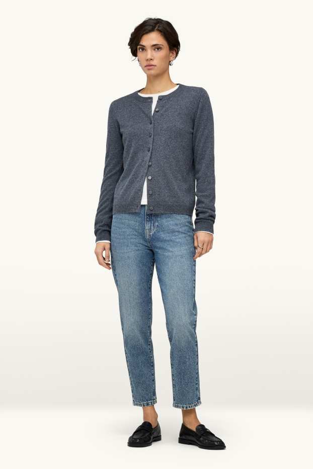 Dámské - Mom jeans - high waist - džíny - modré