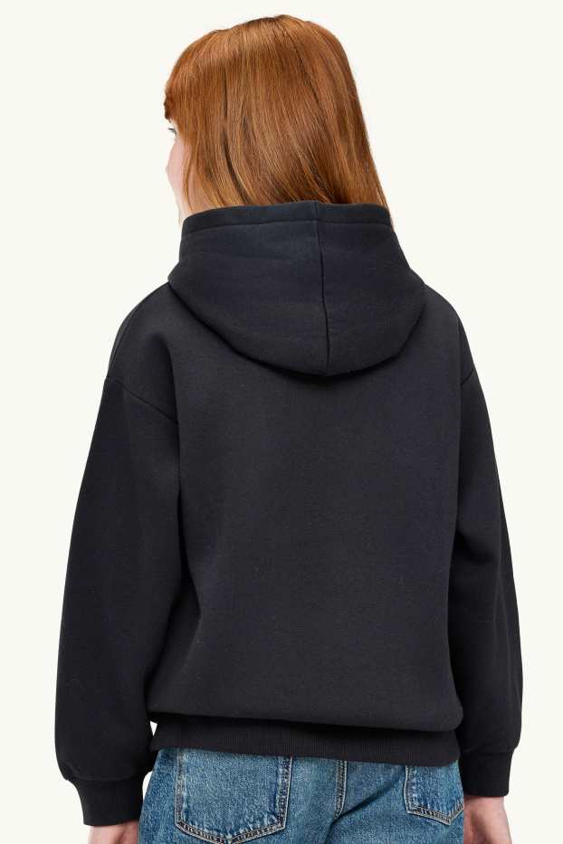 Enfants filles - CapyFun - sweat à capuche - noir