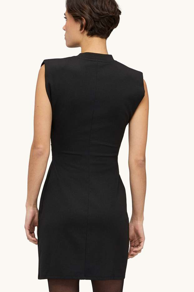 Dona - Vestit bodycon - negre/daurat