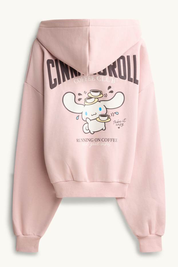 Damen - Oversized-Hoodie - Cinnamoroll - hellrosa
