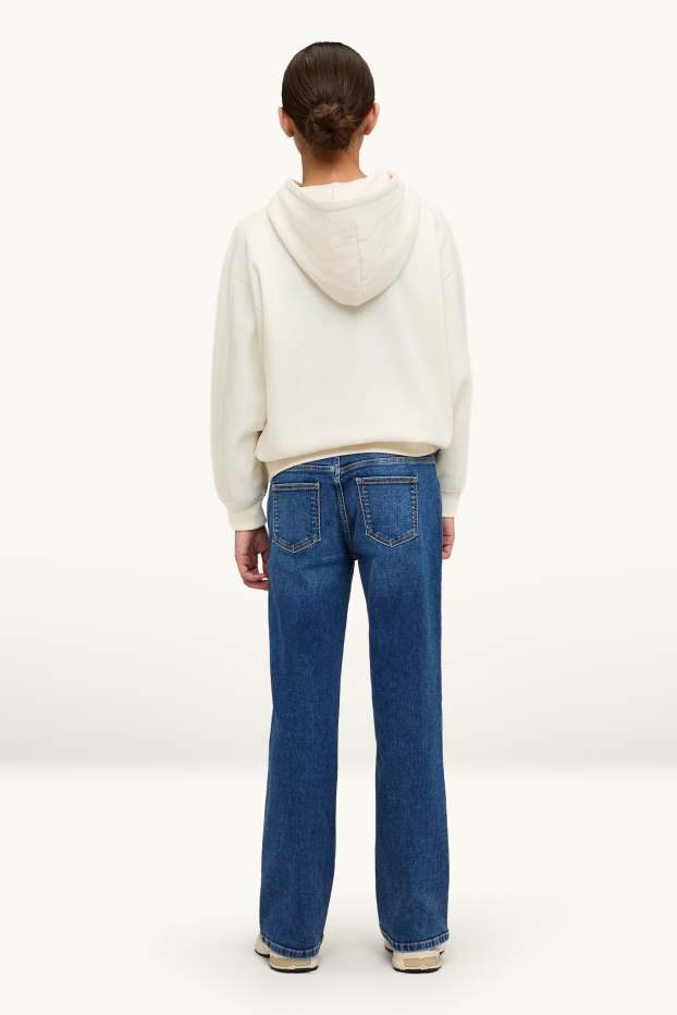 Copii - Fete - Bootcut jeans - LYCRA® - denim-albastru