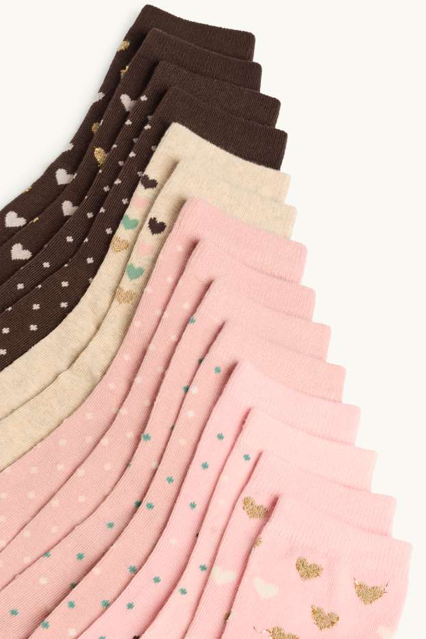 Enfants filles - Chaussettes - marron / rose