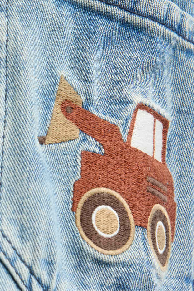 Enfants garçons - Tracteur - relaxed jean - jean chaud - jean bleu