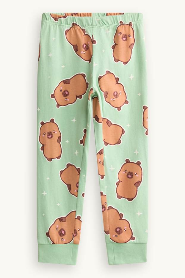 Kinder Mädchen - CapyFun - Pyjama - 2 teilig - mintgrün