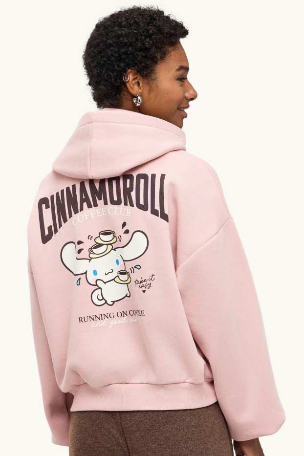 Damen - Oversized-Hoodie - Cinnamoroll - hellrosa