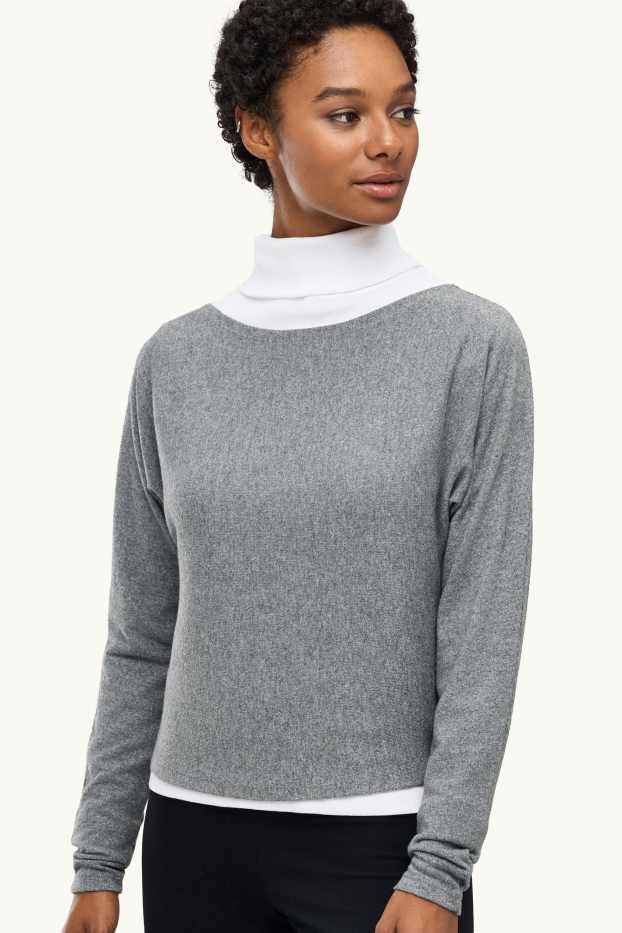 Femmes - T-shirt - gris