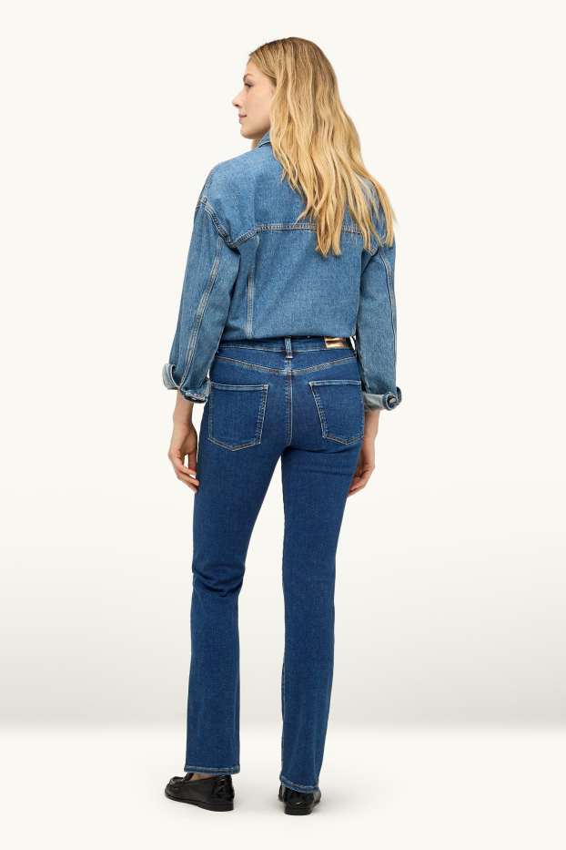 Donna - Straight jeans - vita media - jeans modellanti - LYCRA® - jeans blu