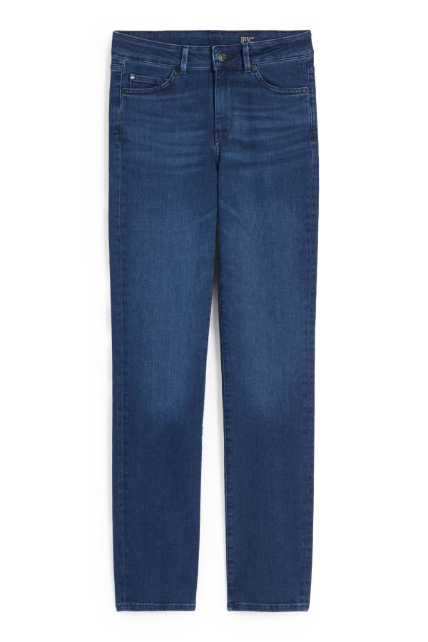 Premium Denim by C&A - straight jeans - mid waist - LYCRA®