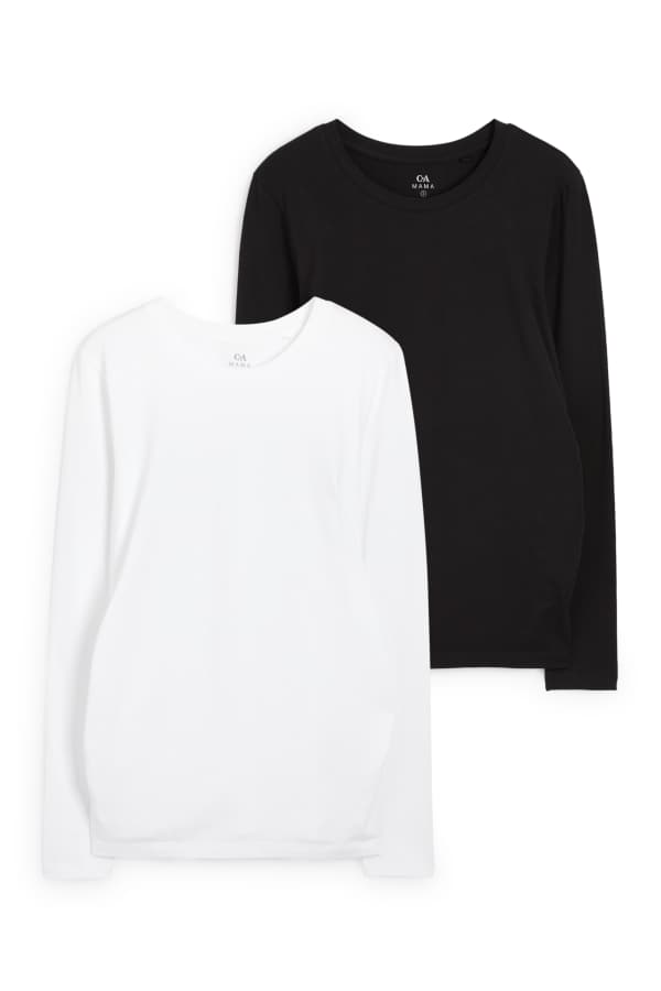 Set van 2 - zwangerschapslongsleeve