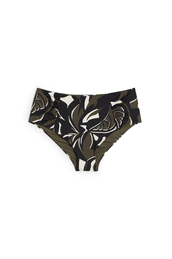 Bikinibroek - high waist - LYCRA® XTRA LIFE™ - met patroon