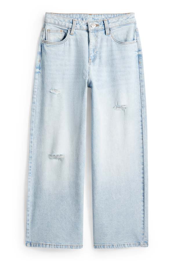 Wide leg jeans