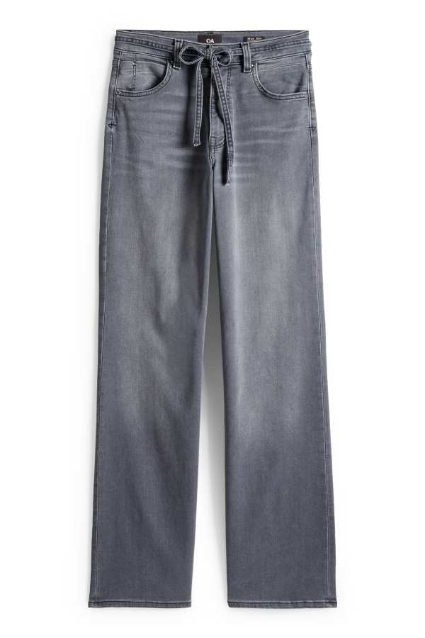 Wide leg jeans - mid waist