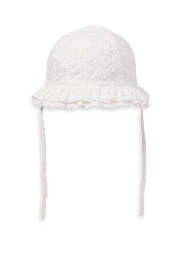 Babyhoedje - Broderie Anglaise