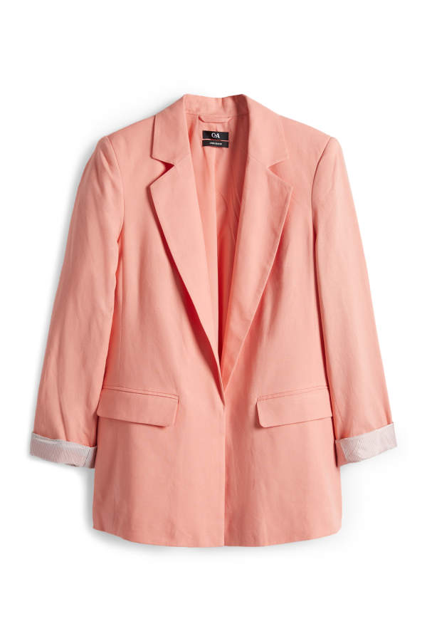Lange blazer - regular fit - linnenmix