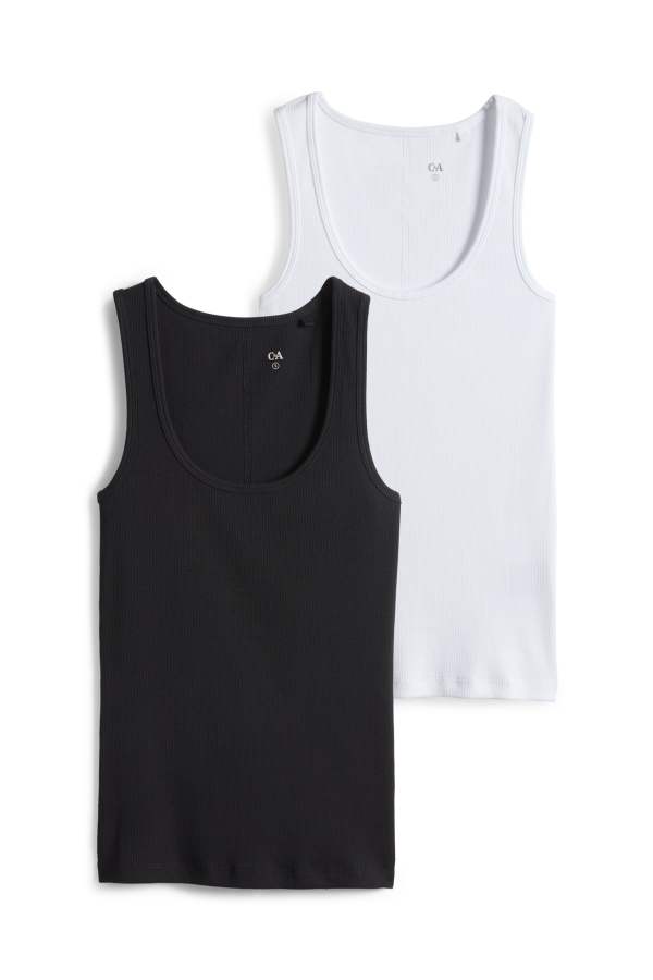 Set van 2 - top - geribd