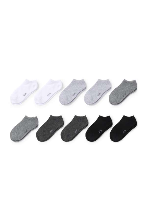 Set van 10 paar - sneakersokken